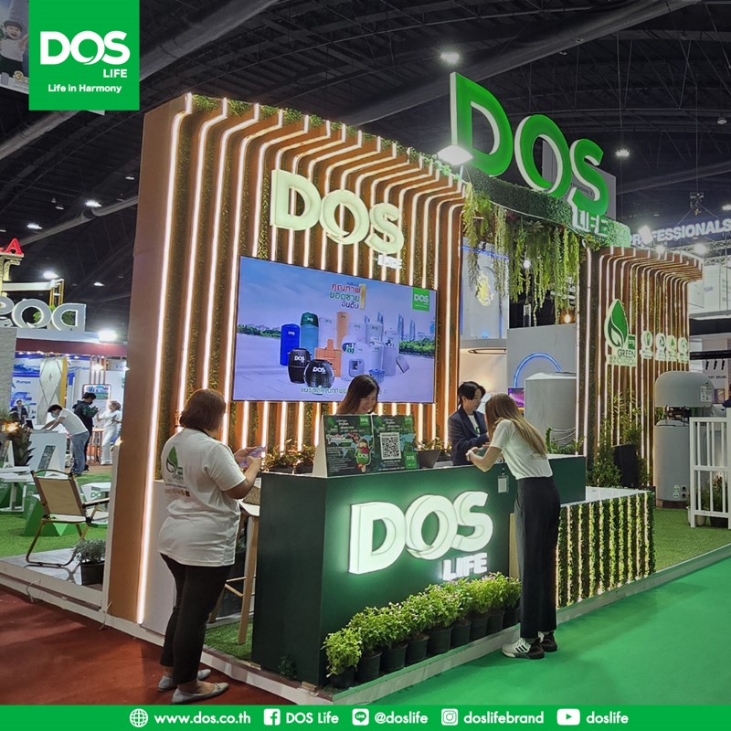 ภาพบรรยากาศบูธ DOS LIFE ในงานสถาปนิก’68 วันแรก