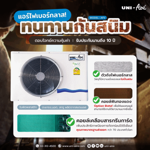 วัสดุตัวถังแอร์มีผลต่อ อายุการใช้งาน มากกว่าที่คิด!
