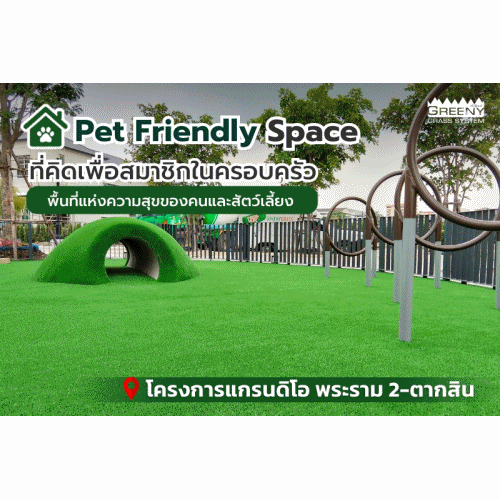 ออกแบบพื้นที่ส่วนกลางสำหรับสัตว์เลี้ยง